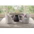 Aanijah 5-pcs Round Dining Table Set With Swivel Chair