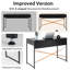 Metal Base Computer Desk