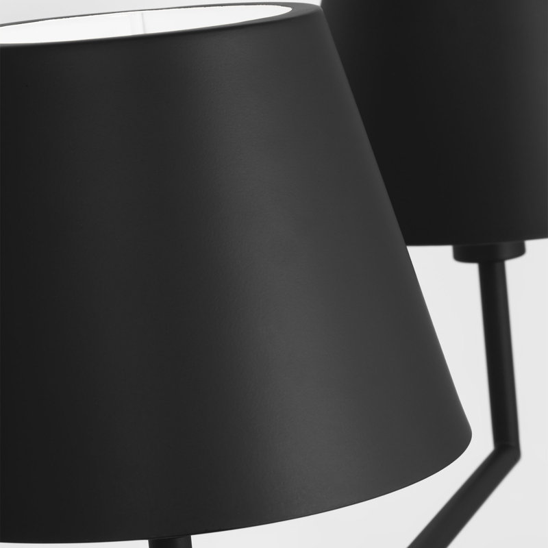 Lustre de salle à manger 4 lumières Ender, Nuit noire