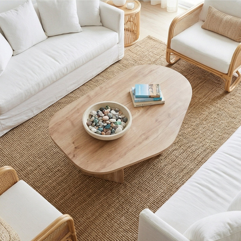 Table basse Lyra, Chêne saphir