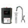 Develosah 9" 2-Handle Hot and Cold Water Dispenser Faucet with Heating Tank and Water Filter