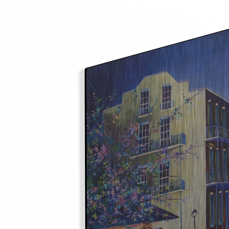  «Jean Lafitte Bar - New Orleans» par ADEL, art mural en métal, 16 po x 24 po, H 24 po x l 16 po
