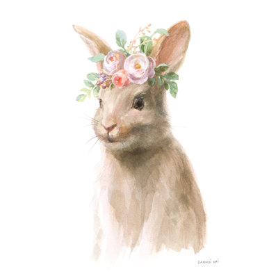 Wild for Flowers IV 1 Piece Wrapped Canvas Painting