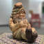 24 po Grand gnome de jardin dormant de style rétro Hesusik