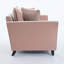 Fauteuil surdimensionné de 46,3 po, tissu chenille, fauteuil confortable et demi-canapé simple avec coussin pour le salon-112066440