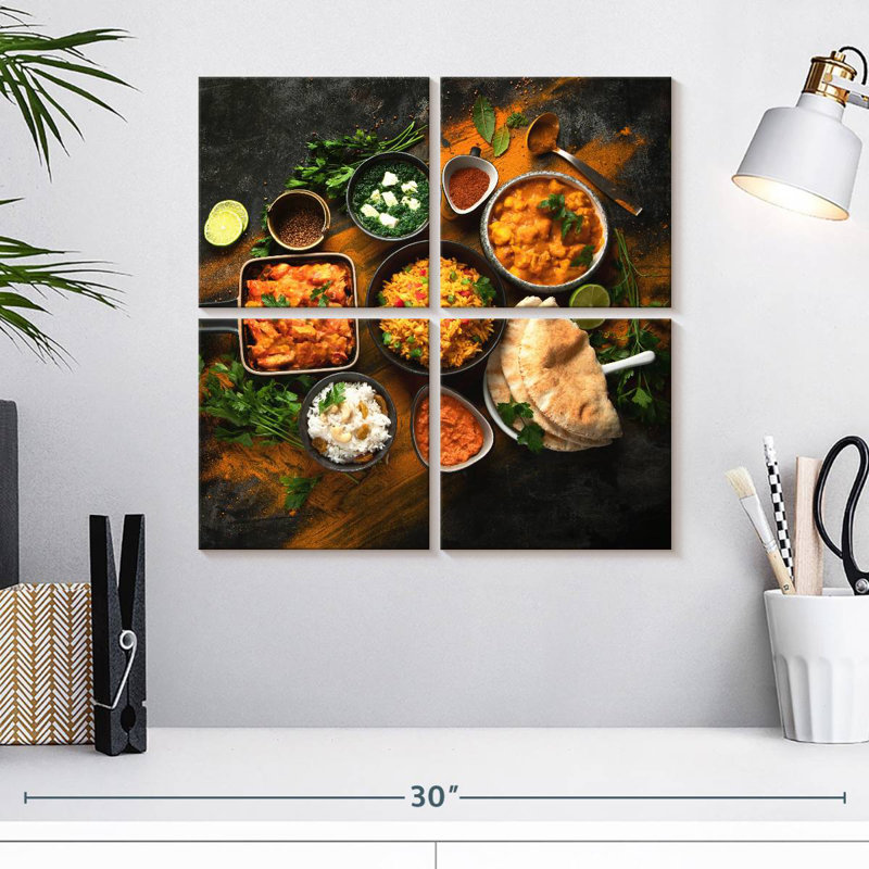Cuisine indienne, H 18 po x l 18 po
