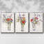 Garden Party I, ensemble de 3 toiles encadrées-97792236-97792242