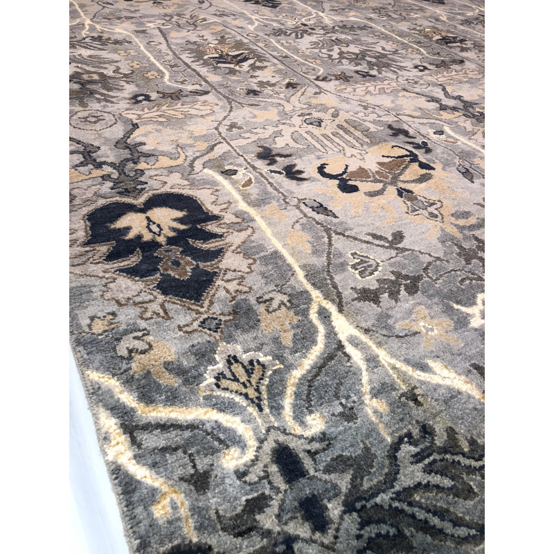 Hudson Damask Area Rug