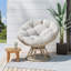 Chaise d'appoint simple et chic