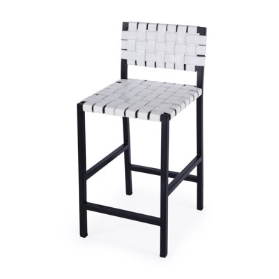 Bialiy Counter Stool with Metal Frame