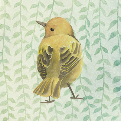 Little Bird IV 1 Piece Wrapped Canvas Painting