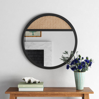 Miroir mural en bois massif Karima
