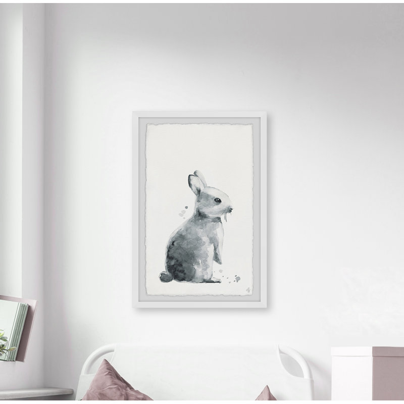 «Kellyville Melancholy Bunny», reproduction encadrée, H 45 po x l 30 po x P 1,5 po