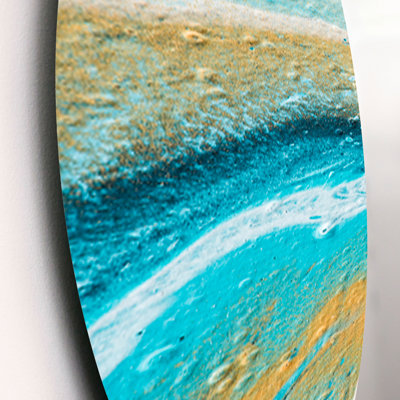 Modern Abstract Wall Decor on Metal
