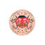 Tapis à motif de coccinelle rouge à motif rose-1146940094