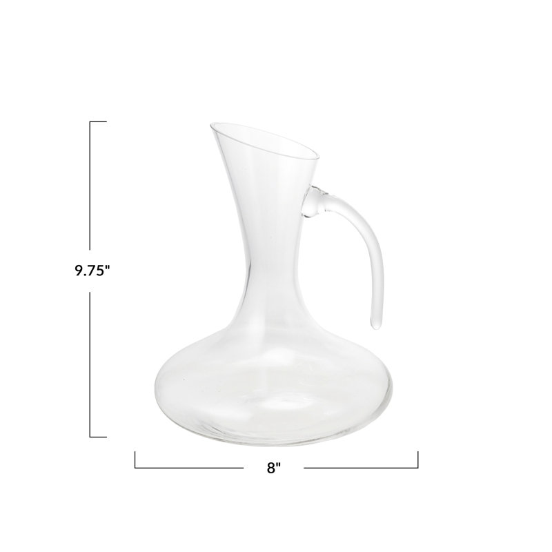 2-Quart Glass Pitcher, Clear