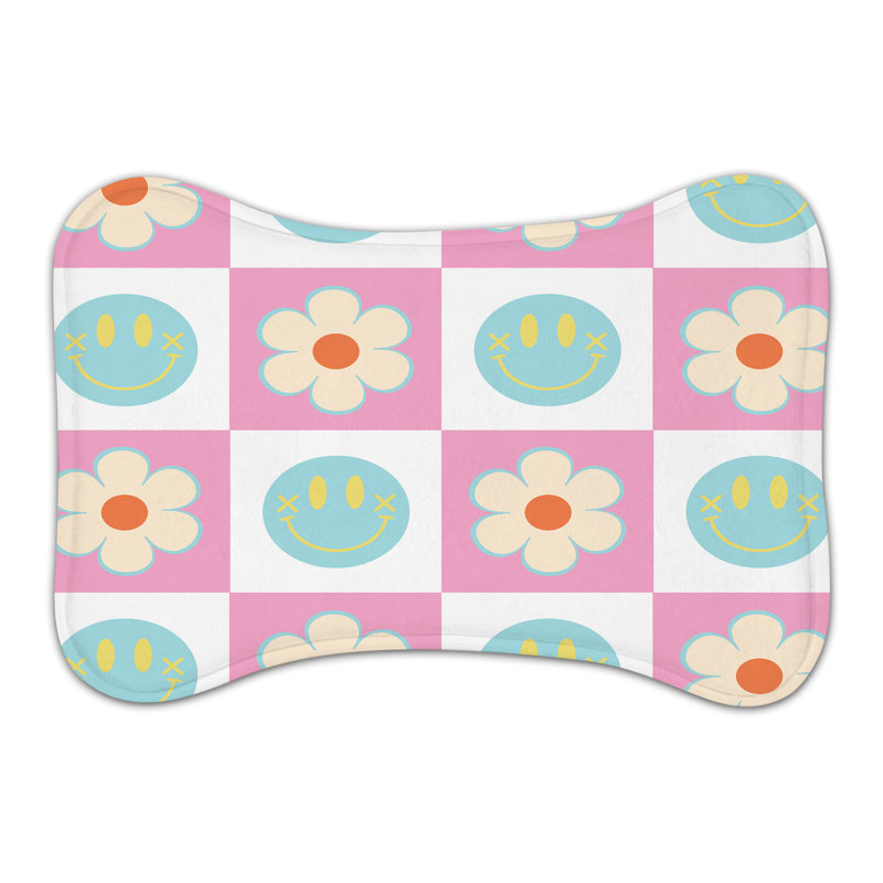 Tapis d'alimentation en os 1 pièce Funky Festivité, XL (18 po)