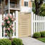 90cm H x 180cm W Wood Fence Panels Included
