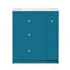 Meuble-lavabo 30 po avec lavabo en céramique, meuble-lavabo simple autoportant avec quatre tiroirs, meuble de rangement moderne pour la salle de bain, idéal pour la maison
