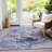 Melania Washable Abstract Indoor / Outdoor Rug-548095532