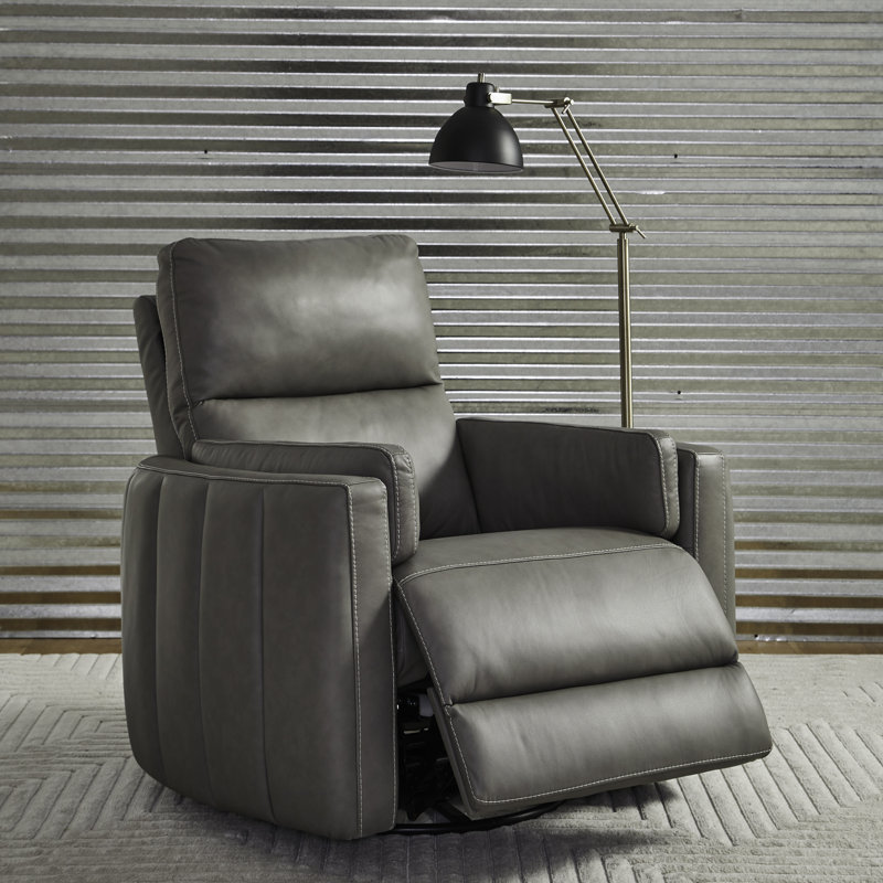 Fauteuil inclinable électrique pivotant Jodena - gris, Gris