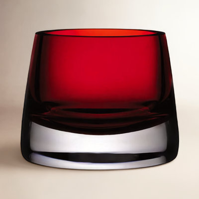 Joy Set of 2 Lead Free Crystal Votive Holder