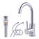 Circular Bathroom Sink Faucet Single-hole Single-handle With  Drain Assembly