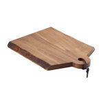 Rachael Ray Cucina Wood Cutting Board with Handle, 14 Inch x 11 Inch