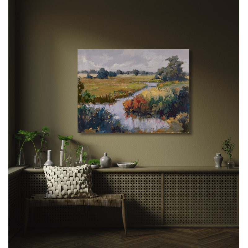 Marsh Passage - reproduction d'artiste sur toile, H 20 po x l 24 po x P 1 po, Toile tendue