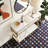 3-Tier Console Table Sofa Table with Storage Shelves