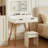 Makeup Vanity Desk With Removable Mirror And Lights