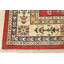Tapis oriental rouge en laine noué à la main Nabeel