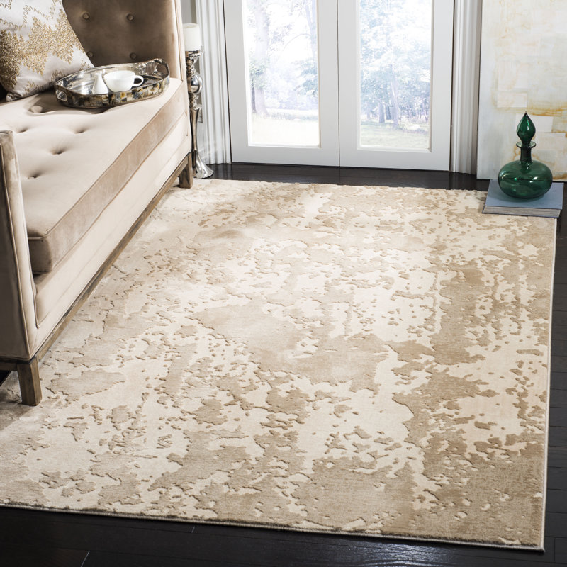 Tapis abstrait Gerton Performance, Rectangle 5 pi 1 po x 7 pi 6 po
