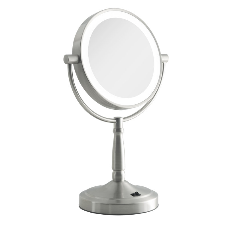 Miroir avec lumière del surround meuble-lavabo Mabelle