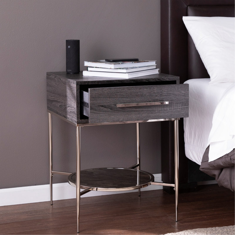 Table de chevet Waltenson avec rangement