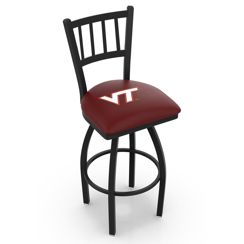 Tabouret de comptoir pivotant de 25 po NCAA, 30 po de hauteur, Virginia Tech