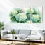 Tableau aquarelle floral d'hortensia sur toile tendue (lot de 3)-1669706672