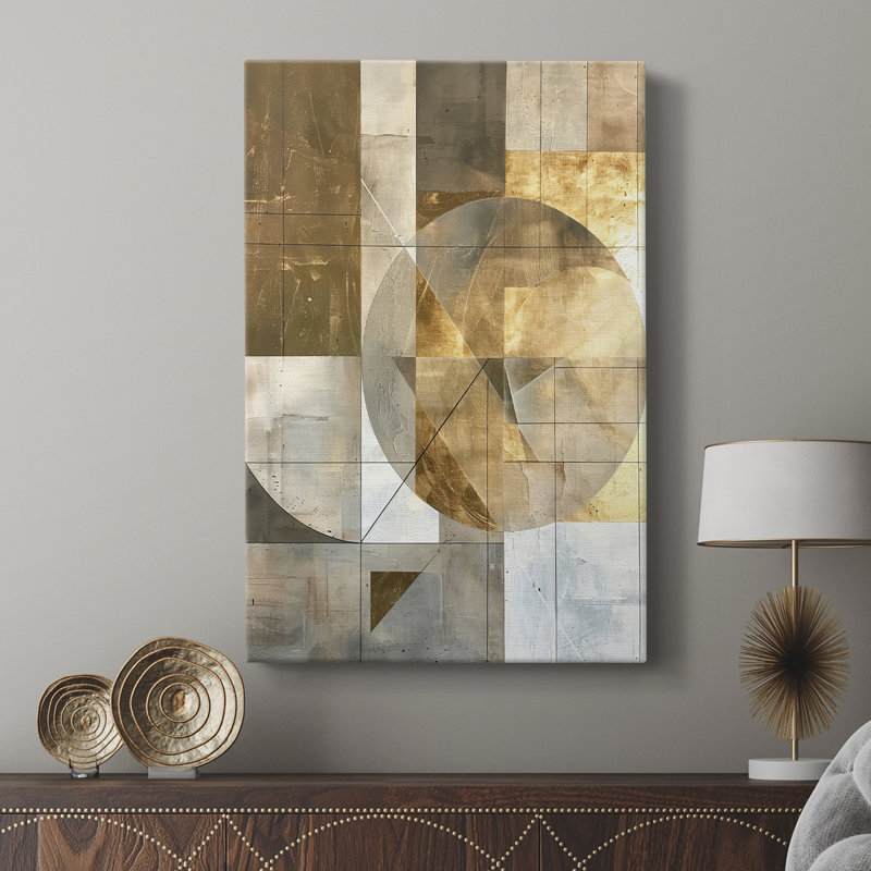 ABSTRACT Series C -Custom Wrapped Gallery Cavas, 18" H x 12" W