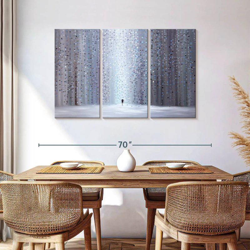 Avery Rainy Stroll II, 36" H x 57" W