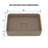 CASAINC Maple 12.79'' Concrete Rectangular Bathroom Sink-86669195