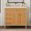 Meuble-lavabo 36 po avec lavabo et armoire en bois