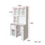 Bureau d'ordinateur avec porte vitrée pour bureau personnel ou bureau d'étude-953197963