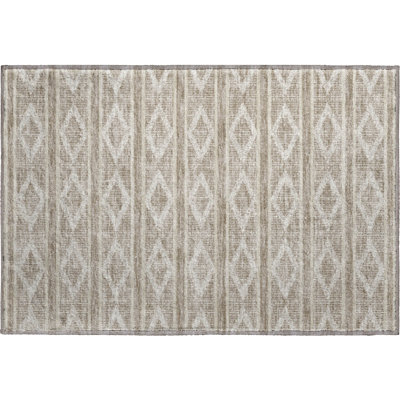 Premium Machine Washable Birchview AMF1029 Geometric Rug