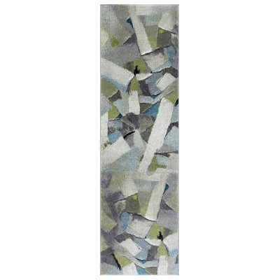 Gillo 6937 Area Rug In Green / Grey