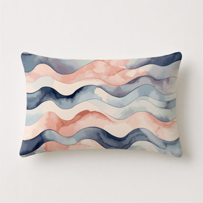 Azure Serenity Indoor And Outdoor Throw Pillow