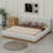 Low Profile Upholstered Platform Bed Frame