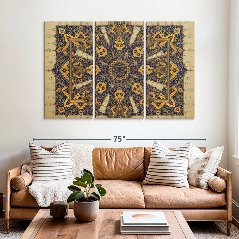 Kerner Ancient Script, 42" H x 65" W