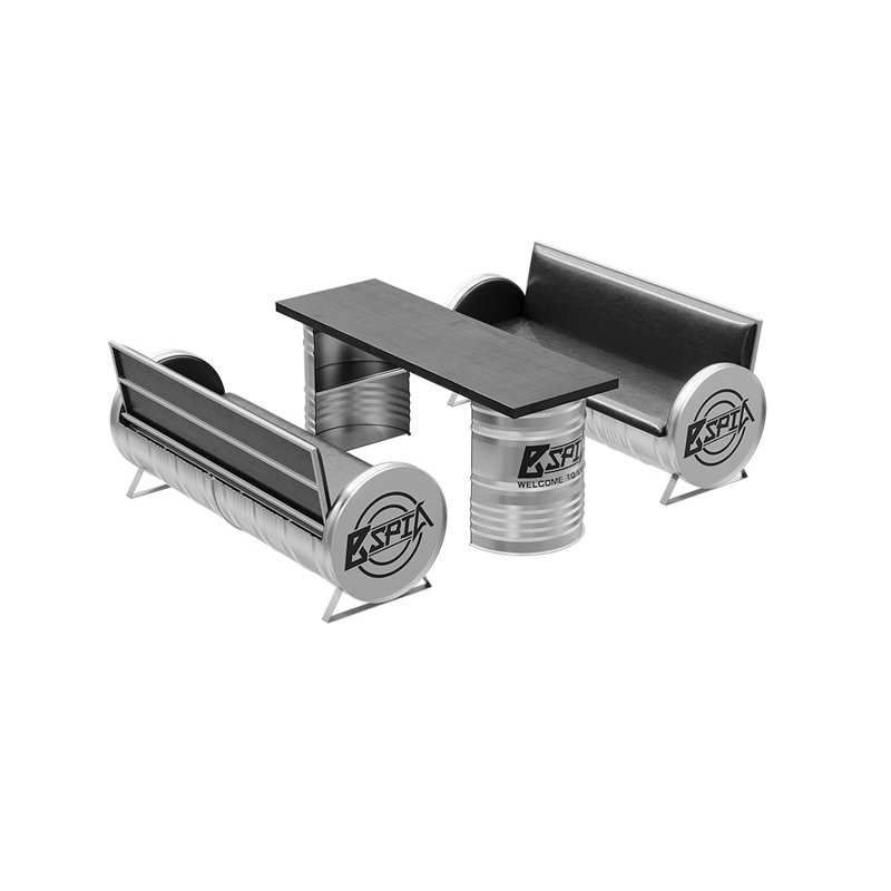 Ensemble de salle à manger de table basse L 62,99 po x l 23,62 po