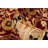One-of-a-Kind Rectangle 8'1" X 10'3" New Age Wool Area Rug in Dark Red/Beige/Black