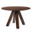 Pelaga 47" Dining Table Mid Century Modern Farmhouse Round, Vintage Rustic Solid Wood